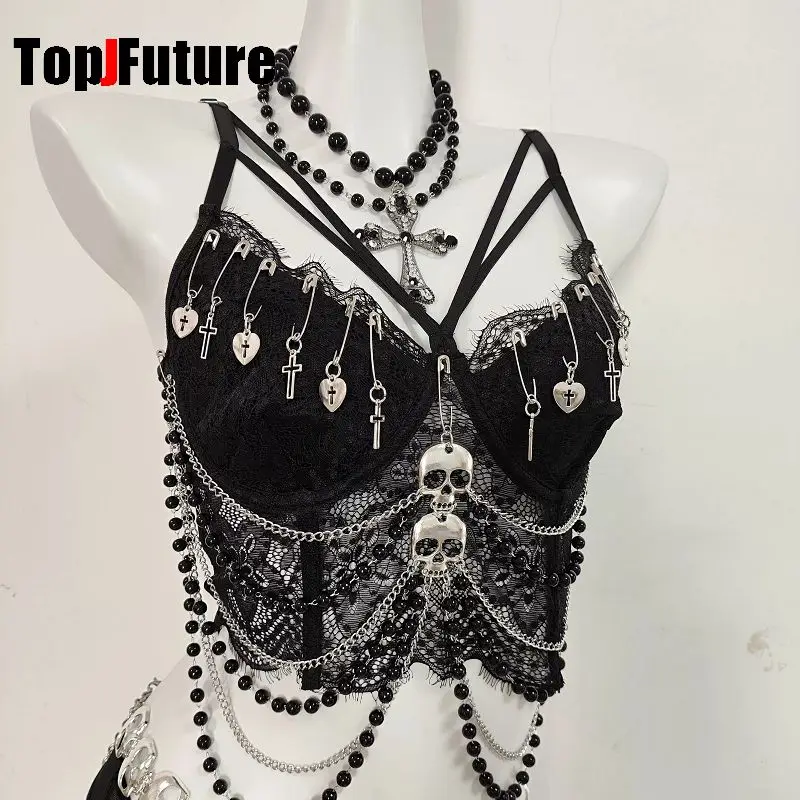 

Готическая талия, притягивающаяся сексуальная девушка Y2K, панк-суккультура, корсет тысячелетия, пушистая булавка, рок, темное выступление, вечеринка, ролевая игра