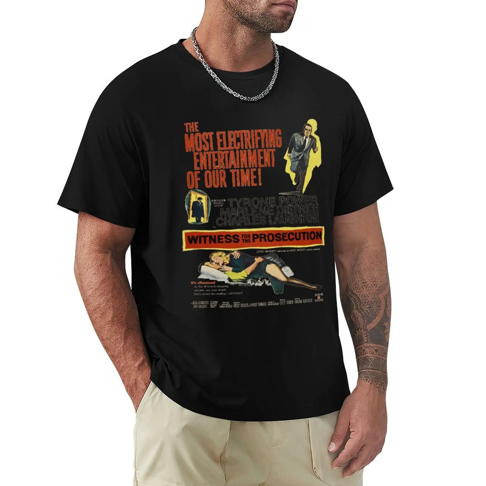 T-shirt à manches courtes pour entraînement confortable Witness for the Prosecution 2