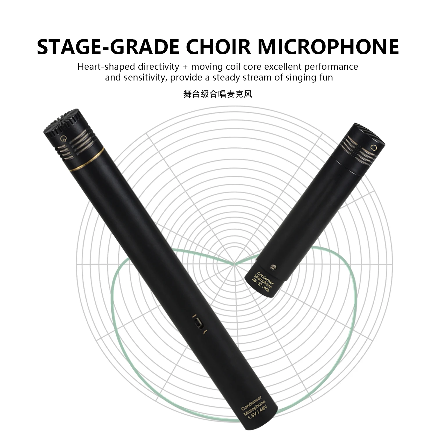 GAM-DK10 ميكروفون مكثف للأدوات الصوتية الصغيرة الاحترافية، مع قلب الميكروفون، مدمج ومريح #5