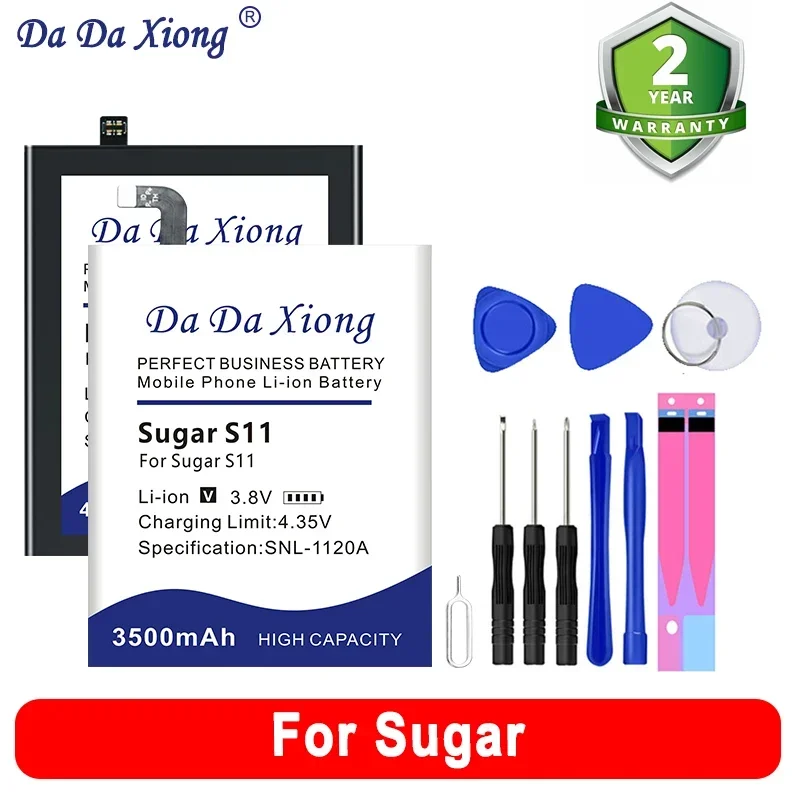 جودة عالية لـ SugarC21 SugarS11 BQ-6016 ZWD402827V استبدال البطارية لـ Sugar Cat E1 E2 S11 C12 C21 + عدة أدوات #1