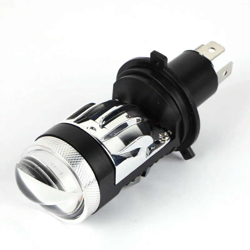 New P9 Motorcycle Mini Projector Lenses H4 Led Headlight High Power White Light 12V Motorcycle Lights