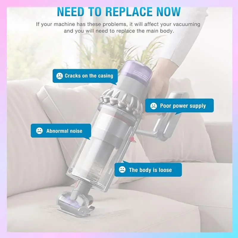 

Корпус основного корпуса ABRG для Dyson Outsize V11/Gen 5/Plus/Absolute, детали пылесоса, основный корпус, сервисная сборка