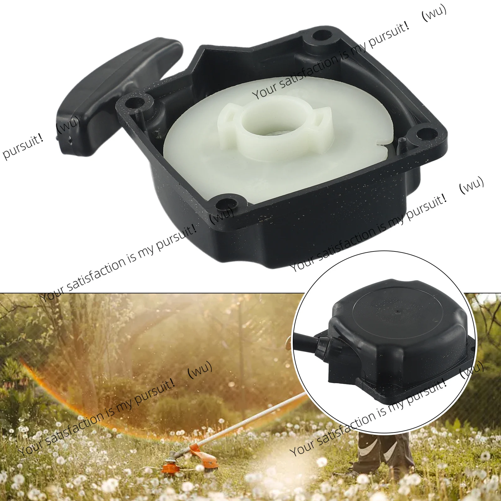 

Garden anti-initialize pull start high-quality lawn mower 95 * 67mm cutter engine, suitable for 22.5cc-26cc 2-stroke recoil