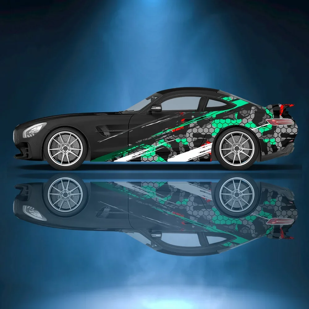 

Serpentine Tearing Car Vinyl Wraps Decal Self-adhesive Anti Scratch Sticker Suitable for Trucks SUV Decor Auto Accessories