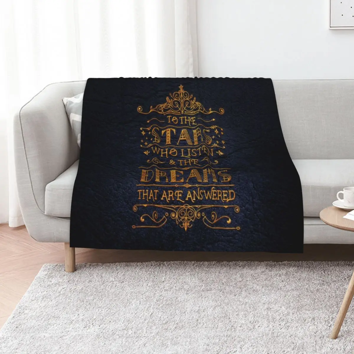 To the stars who listen Throw Blanket Multi-Purpose Cute Summer Beddings Decorative Sofas blankets ands Luxury Thicken Blankets