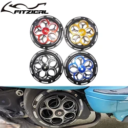 Motorcycle Engine Rotatable Cooling Fan Protective Cover CNC Aluminum For Vespa Sprint Primavera 150 2013-2021