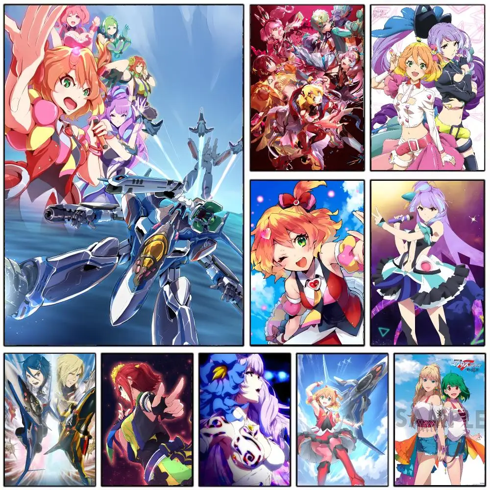 musical anime M-Macross Delta Poster Modern Home Decoration Interior Design & Contemporary Wall Art Collection