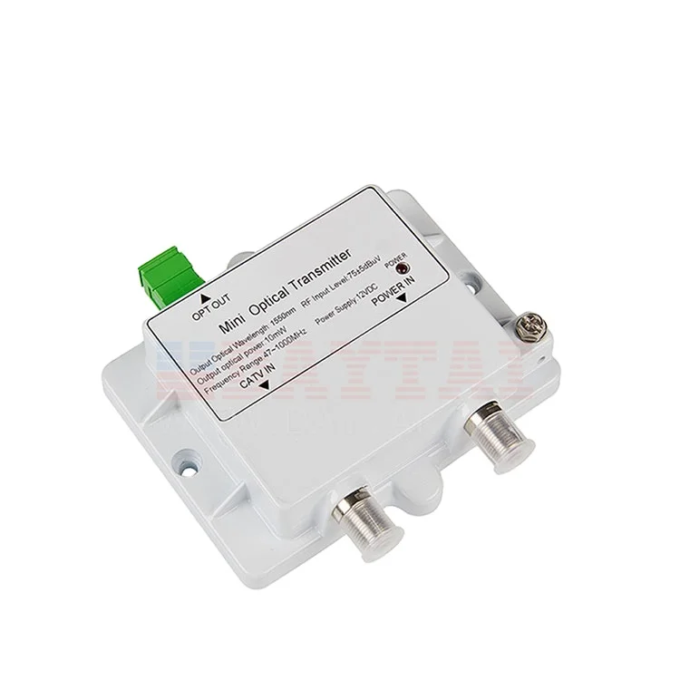 47 1000MHz Single Mode SC APC 15KM 1550nm Micro Optical Transmitter