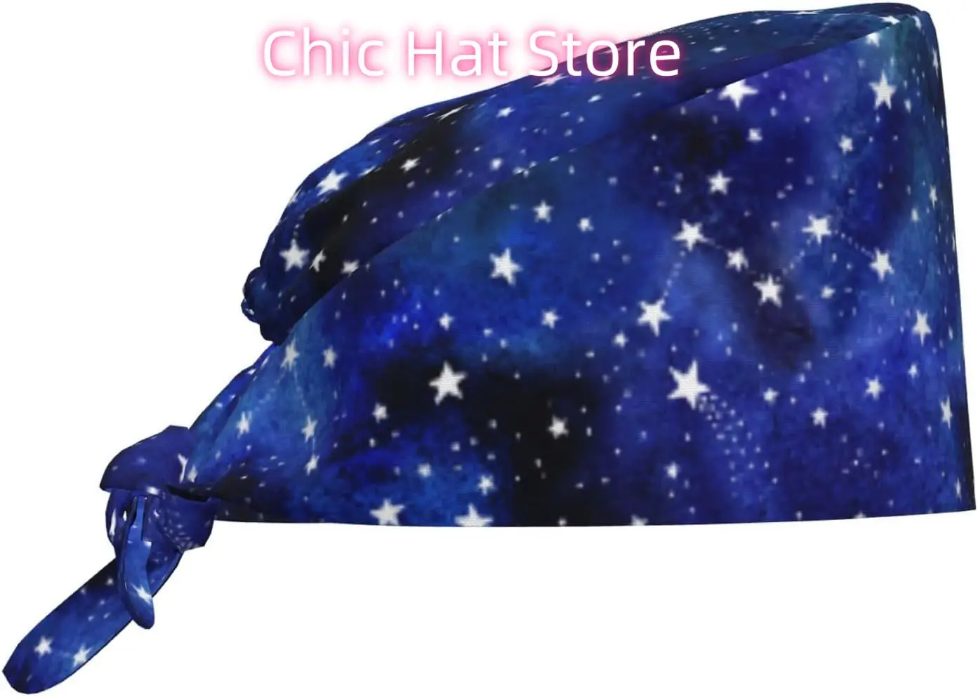 

Constellation Stars Starry Night Working Cap with Sweatband Comfortable and Breathable Adjustable for Men Women Scrub Cap