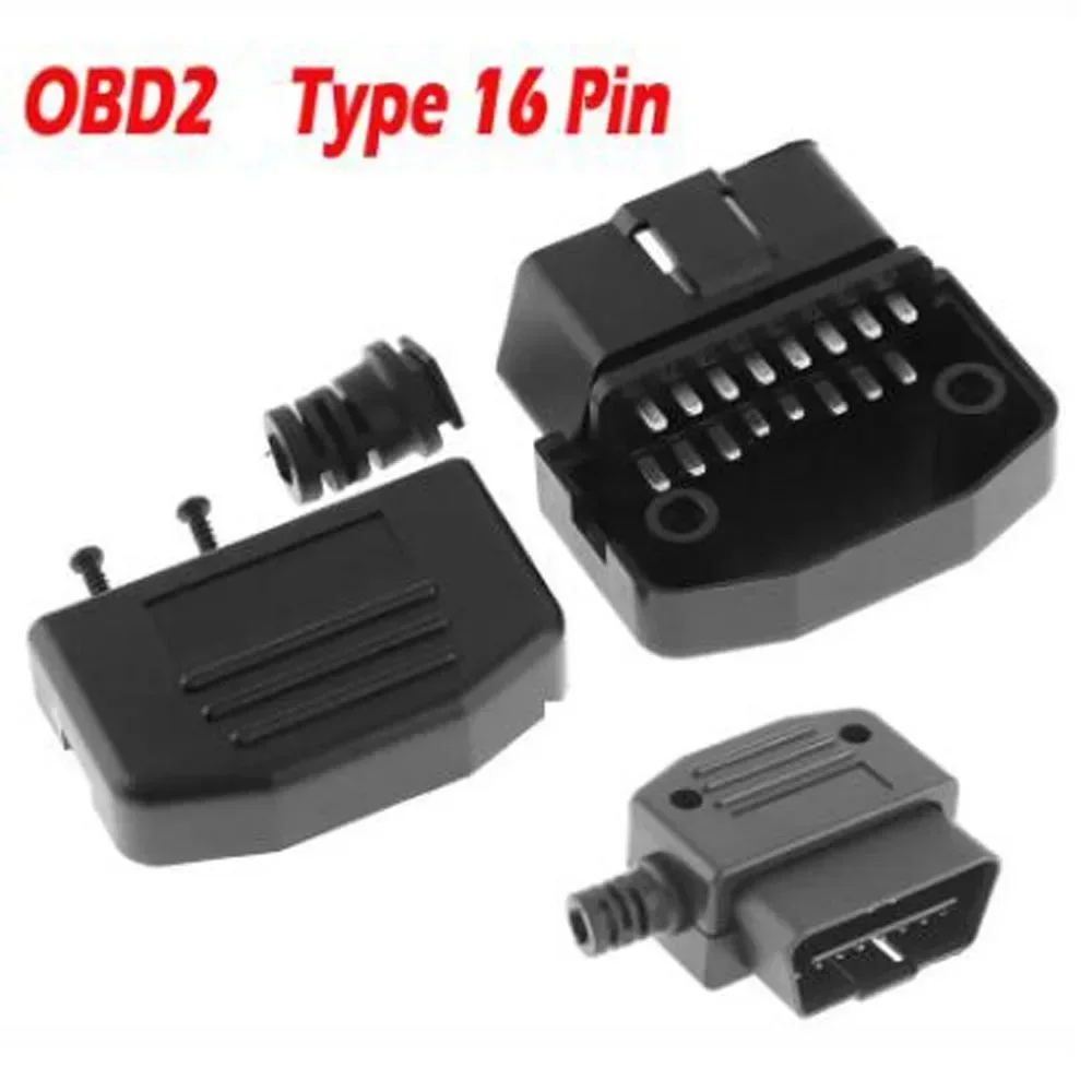 

Автомобильный OBD OBD2 16-контактный гнездовой разъем 16-контактный штекер 16-контактный OBDII диагностический инструмент кабельный разъем разъема