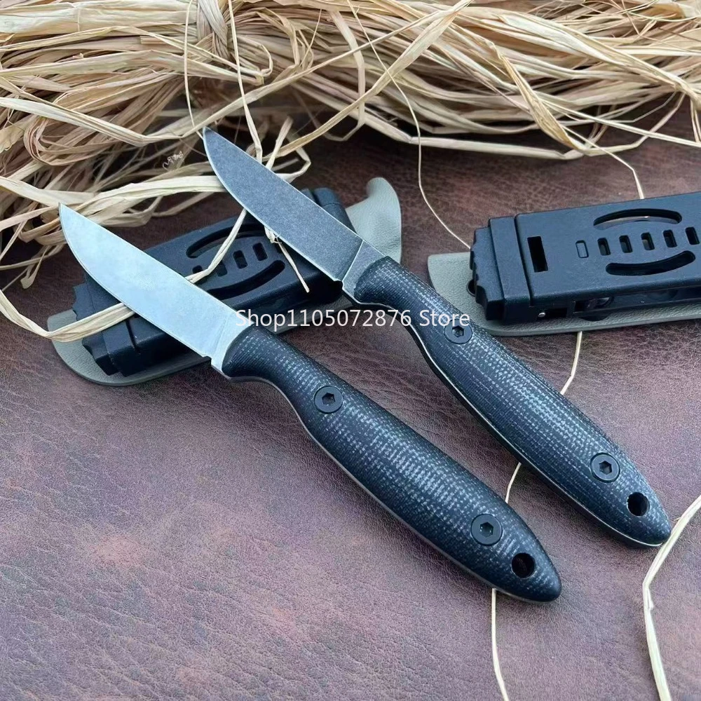 

Нож с фиксированным клинком из стали DC53 высокой твердости, для выживания на природе, с ножнами из кайдекса, для кемпинга, тактический, охотничий