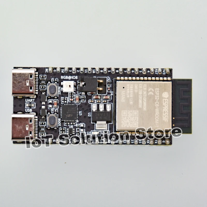 ESP32-C6-DevKitC-1 Development Board Kit ESP32-C6 Series WiFi6 Equipped with ESP32-C6-WROOM-1 Module 8MB Flash ESP32-C6-DevKitC