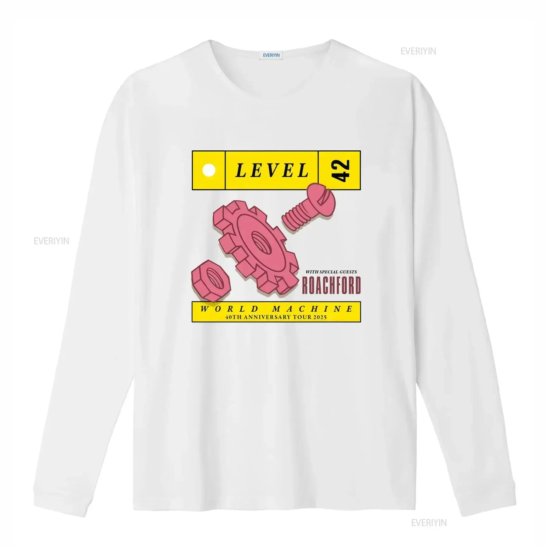 Level 42 World Machine 40th Anniversary Tour For Fan T shirt S 5XL LI1705 vintage Washed Soft fashion Stylish homme vintage