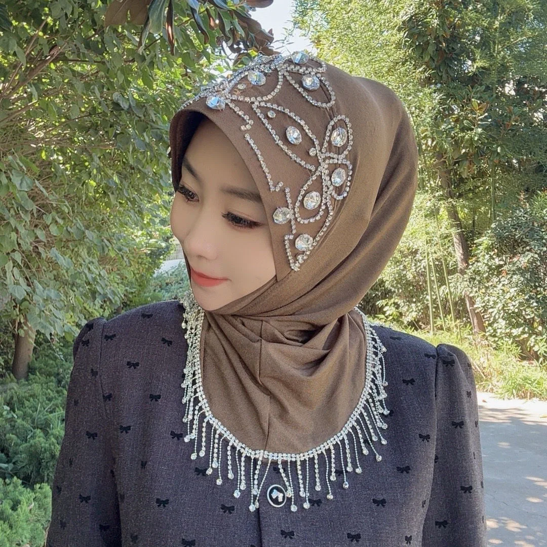 Free Shipping Muslim Hijab For Women Scarf Headwear Prayer Islamic Chiffon Luxury Scarf Malaysia African Summer Simple 05302