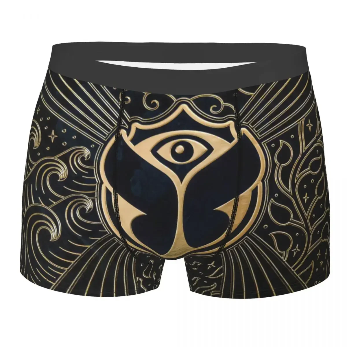 Male Funny Tomorrowland Underwear Belgian Electronic Dance Music Festival Boxer Briefs Soft Shorts Panties Underpants