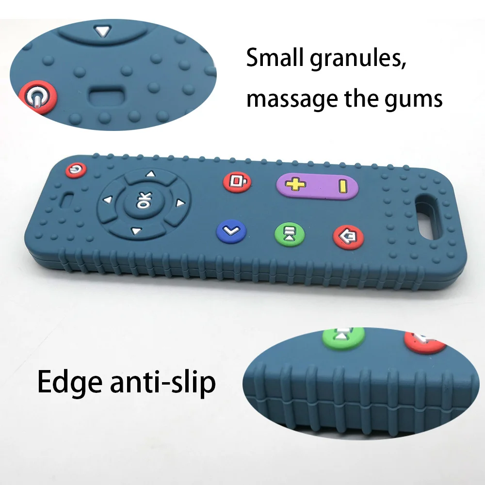 محاكاة التحكم عن بعد عضاضة الطفل مصاصة مكافحة الإبهام مص لعبة مهدئة للمضغ وتخفيف التوتر #4