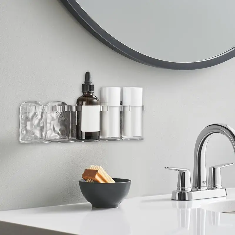 Double Sided Wall Hooks, Self Adhesive Storage Racks, Invisible, Traceless Snap, Storage Holder for Home, Banheiro