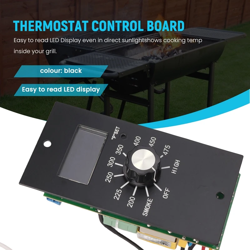 Digital Thermostat Control Board for Pit Boss Wood Pellet Grills, Compatible with PB700, 340, 440, 820, BBQ