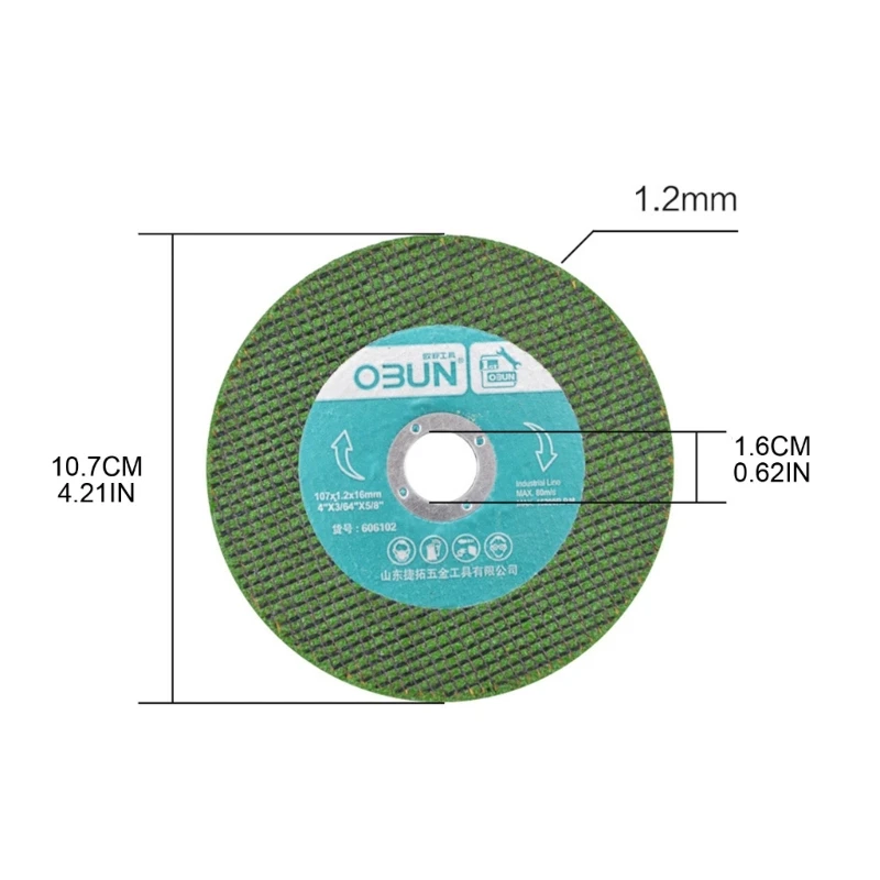 100mm Cutting Disc for ANGLE Grinder - Stainless Steel Metal Grinding Wheel