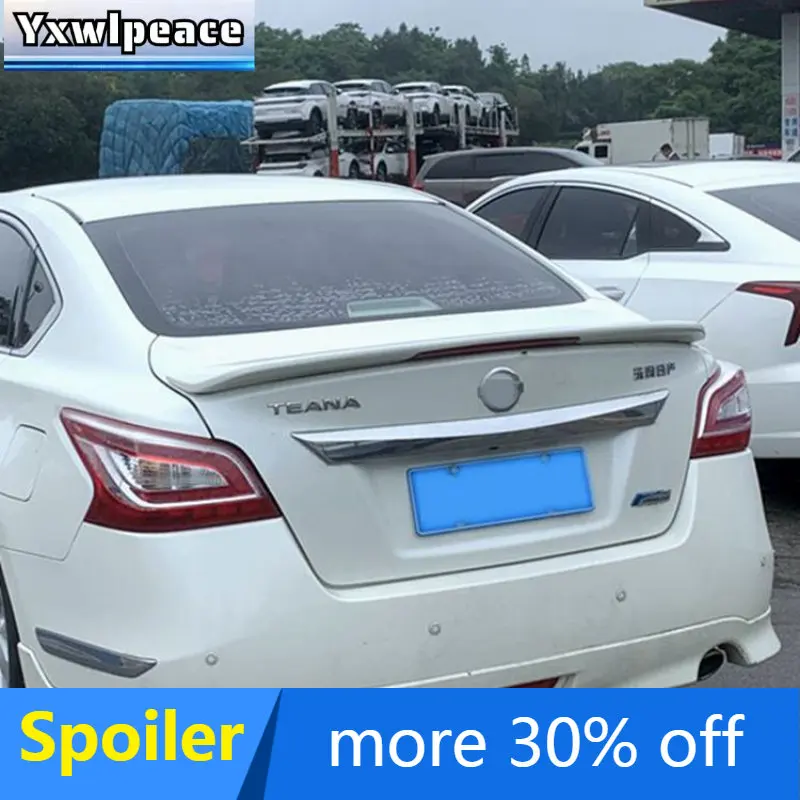 

For Nissan Teana/Altima 2013 2014 2015 with LED Light ABS Material Primer Color Rear Trunk Spoiler Car Accessories