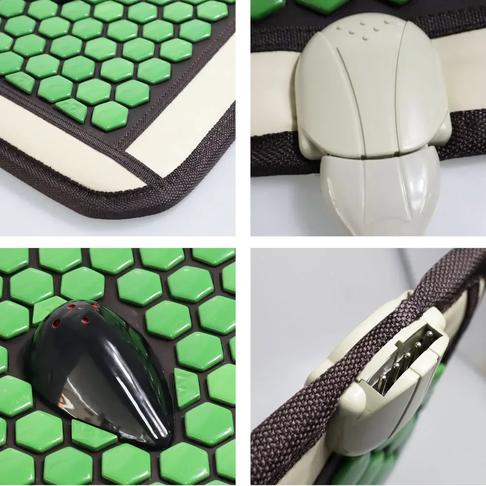 وسادة تدليك لتدفئة عضلات أرضية الحوض، حجر الجرمانيوم الطبيعي، علاج حراري بالأشعة تحت الحمراء، استرخاء العضلات العميقة #4