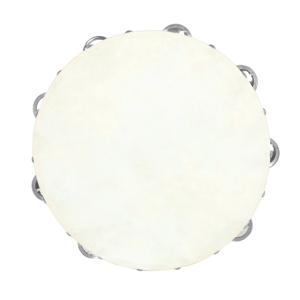 10 Inch Orff Tambourine Sheepskin Hand Drum Wooden Gift Children Music Enlightenment Education Safety Percussion Instruments