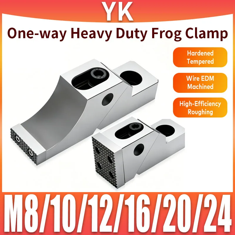 CNC Side Fixture Clamp Precision Fixed Clamping vice Frog Clamps Flat End Bench vice Workholding Fixturing for Manufacturing