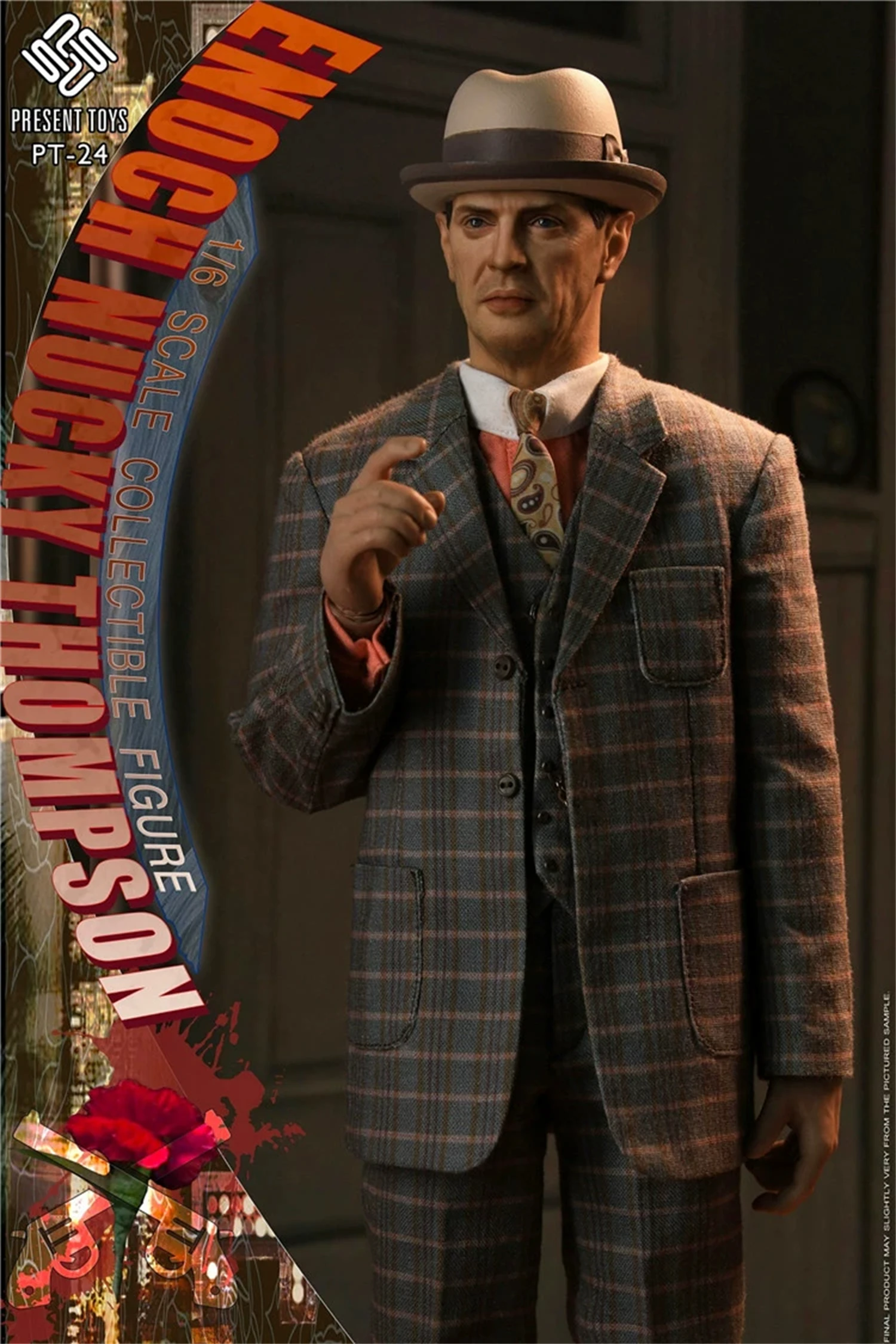 PRESENT TOYS PT-sp24 1/6 Échelle Gangster Politiciens Nucky Thompson Action Figure 12 pouces Collection Modèle Jouets