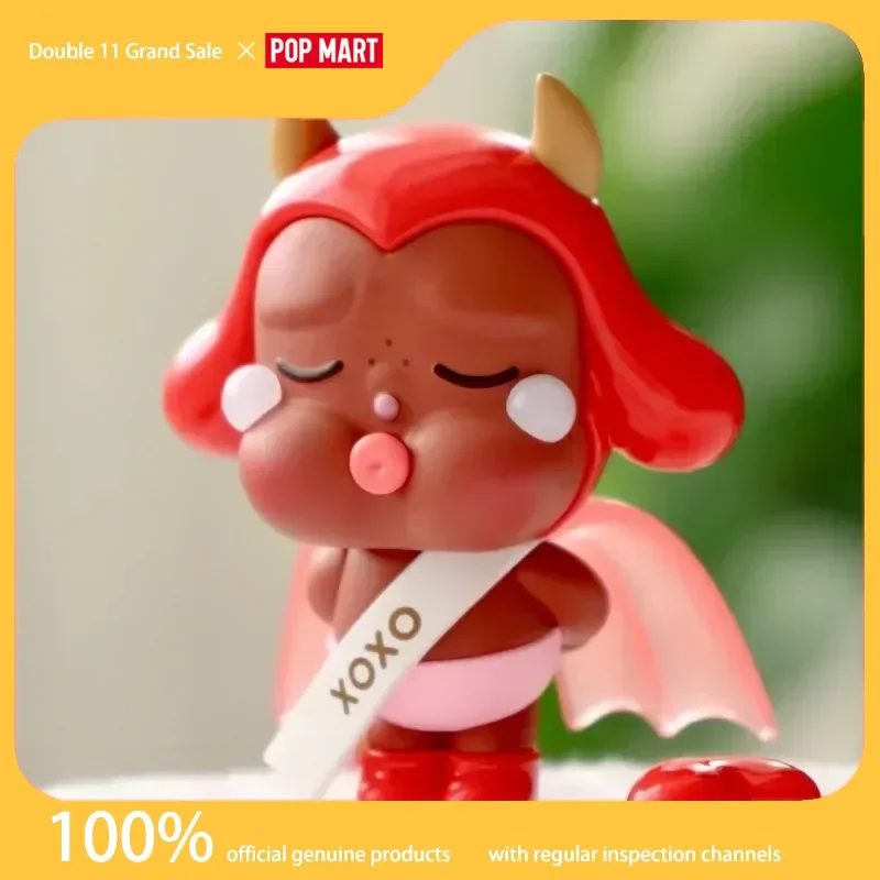Véritable Pop Mart Crybaby Cupidon'S Tears série boîte aveugle Figure cadeau de saint valentin jouets à la mode cadeaux d'anniversaire pour les filles Figure