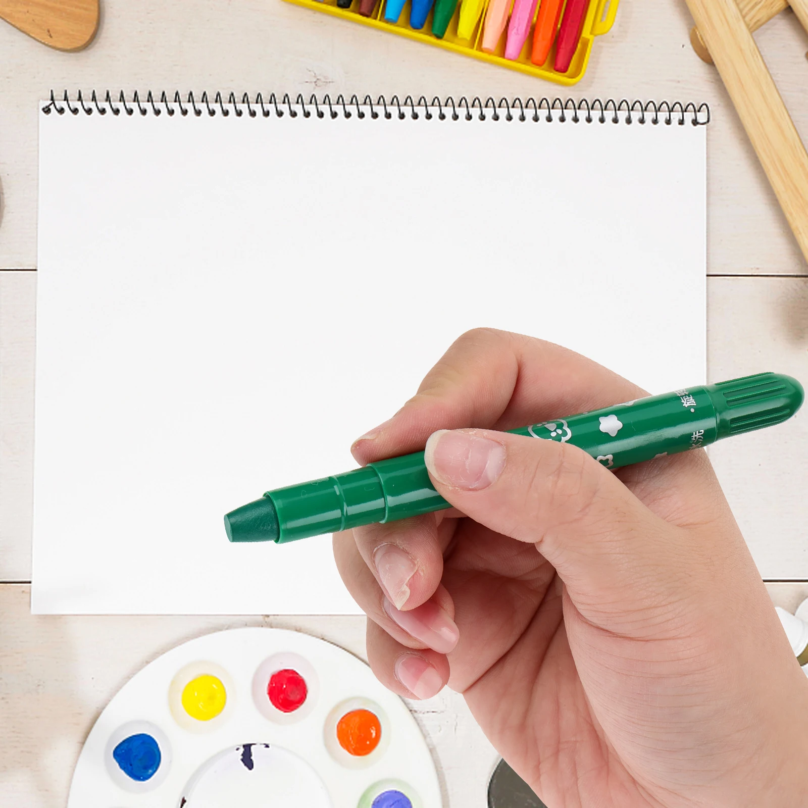 

12 Pcs Oil Painting Stick Crayon Set Crayons Graffiti Washable for Toddlers Child