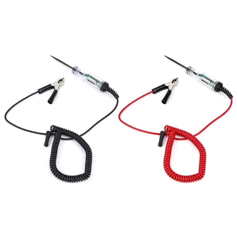 M68B Digital Automotive Circuit Test Pen With Clear Display and Clip Cord for Vehicle Wiring Diagnostics and Repair Service
