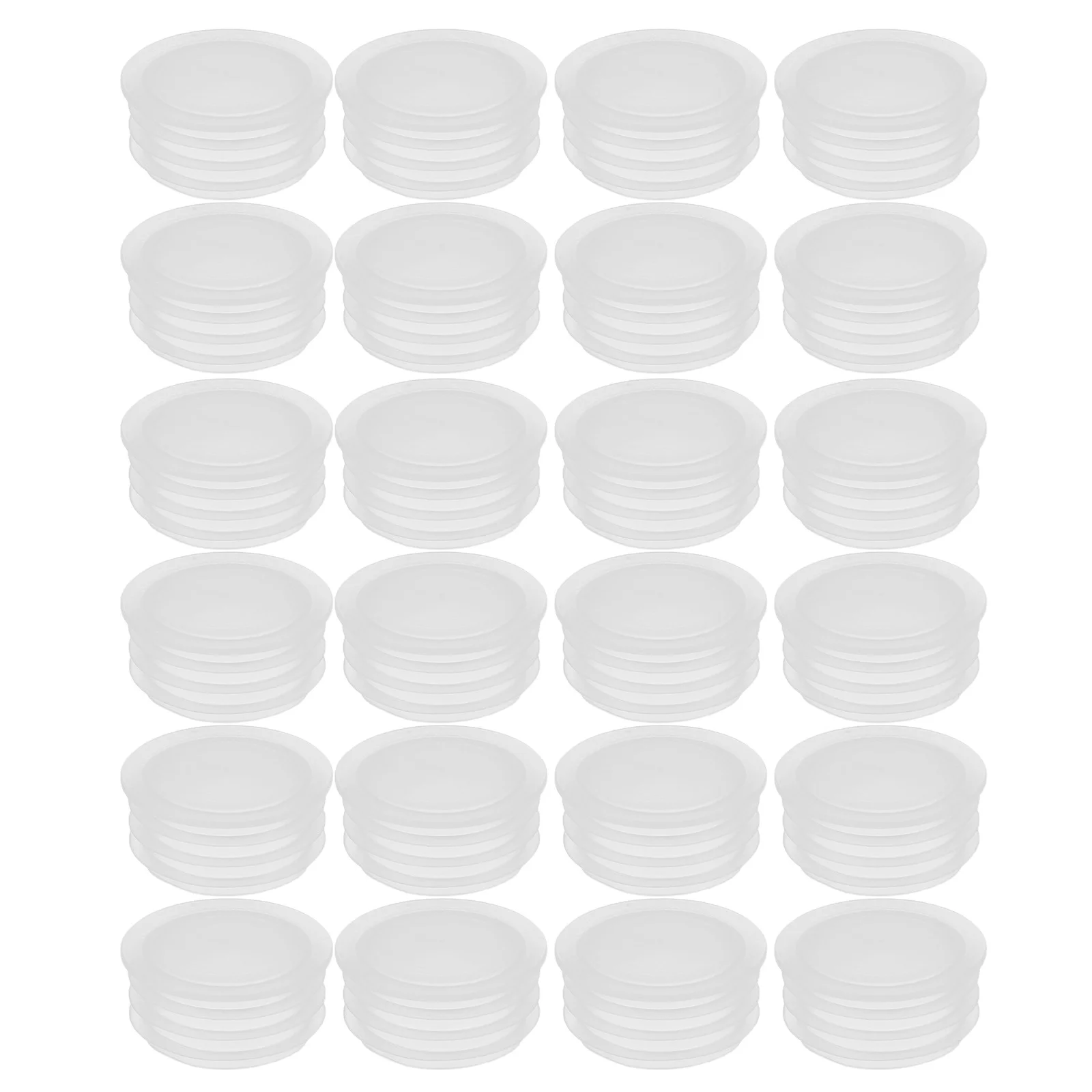 

100Pcs Plastic Inner Plug for Bottles 24Mm Leakproof Airtight Stopper Cap Easy Fit Travel Bottle Seal Reusable Lotion