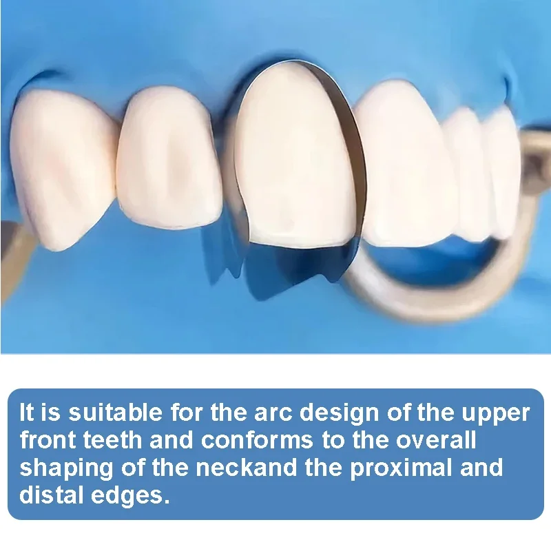 10pcs/box Dental Matrix Anterior M8 2.0 Matrices Sectional Contoured Matrix System Anterior Dental Tooth Restoration Materials