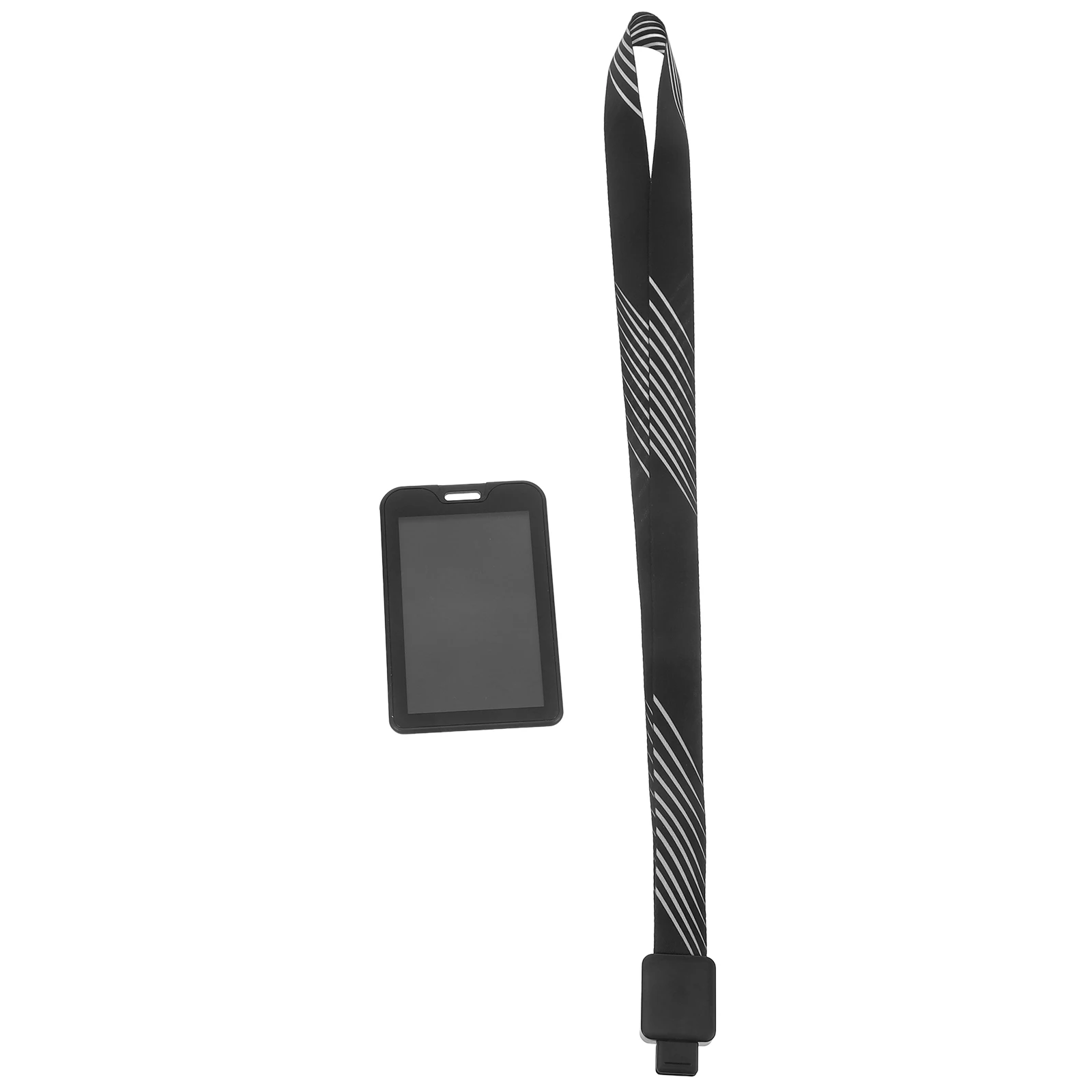 

1 set Clear Card Sleeves Id Badge Holder Plastic Lanyard Name Tag Staff Student Nurse Doctor Work Cards Business Cards Postcards