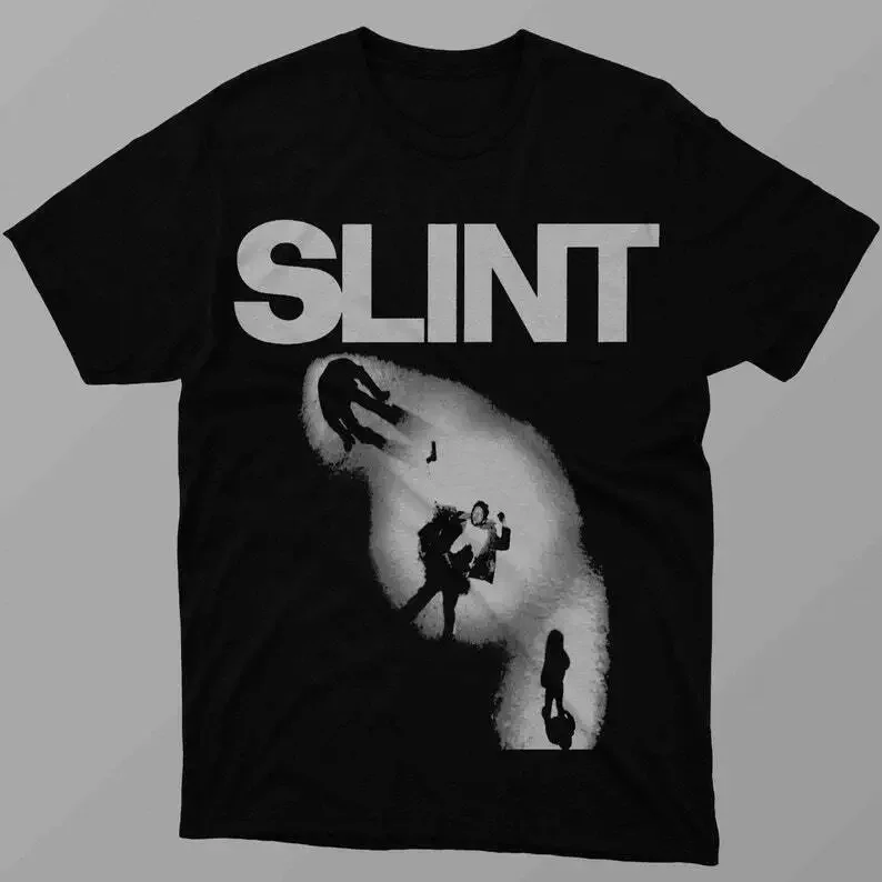 Slint band t-shirt, brand new black shirt, gift for rock fan TE1593