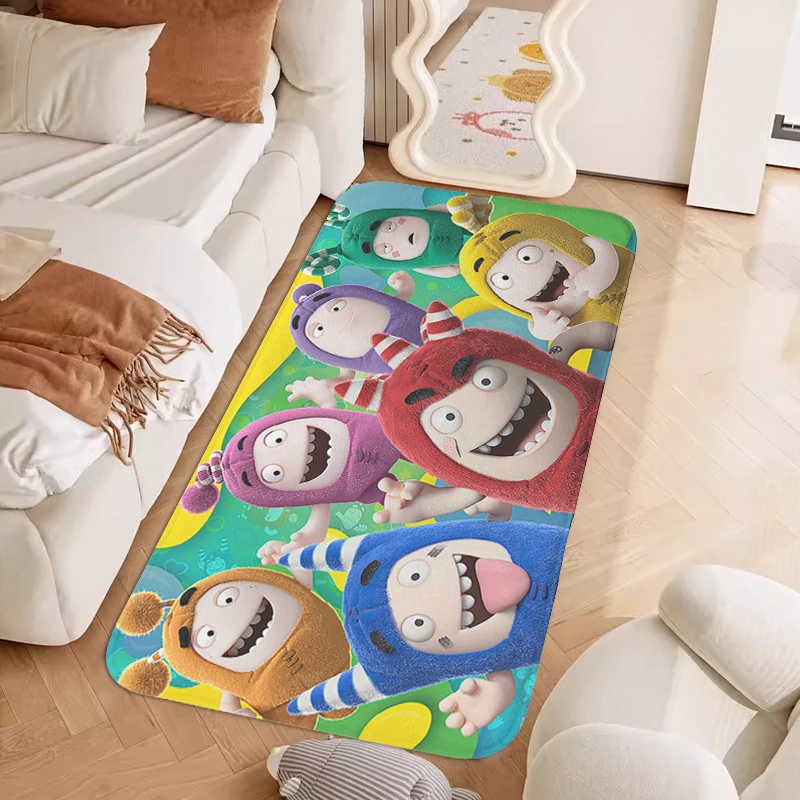 Bedroom Rug G-Oddbods Hallway Main Door Entry Mat Slip-resistant Kitchen Living Room Floor Carpet Anti Slip Custom Doormat Home