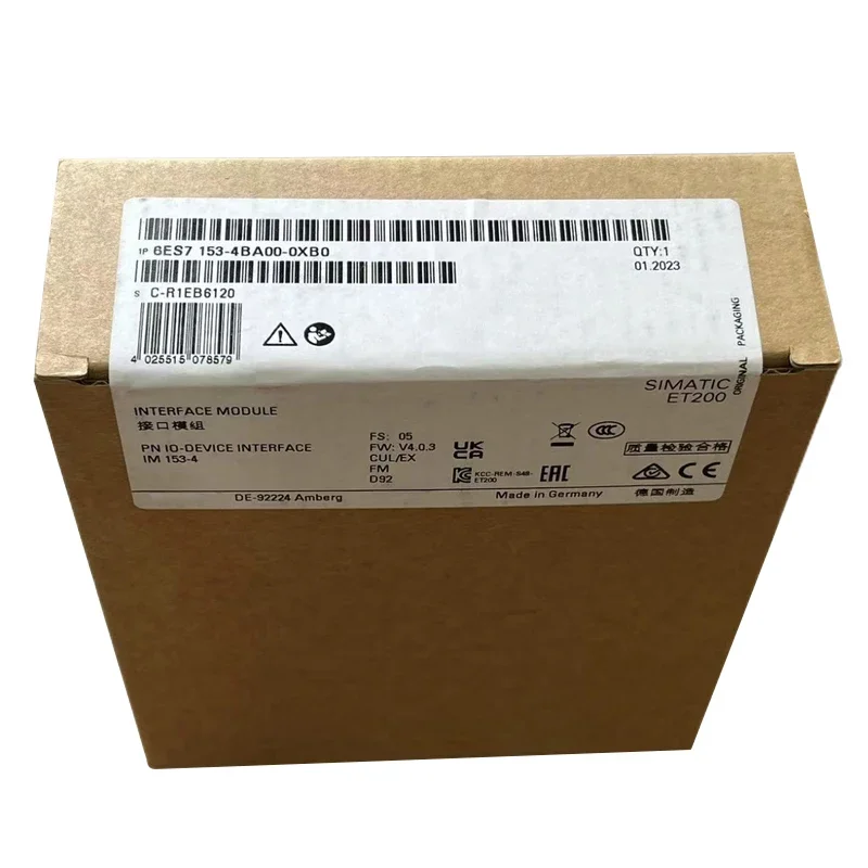 Nouveau Contrôleur Programmable Original Authentique Non Ouvert 6ES7153-4BA00-0XB0 – Stock Disponible, Livraison Express, Vendeur Fiable