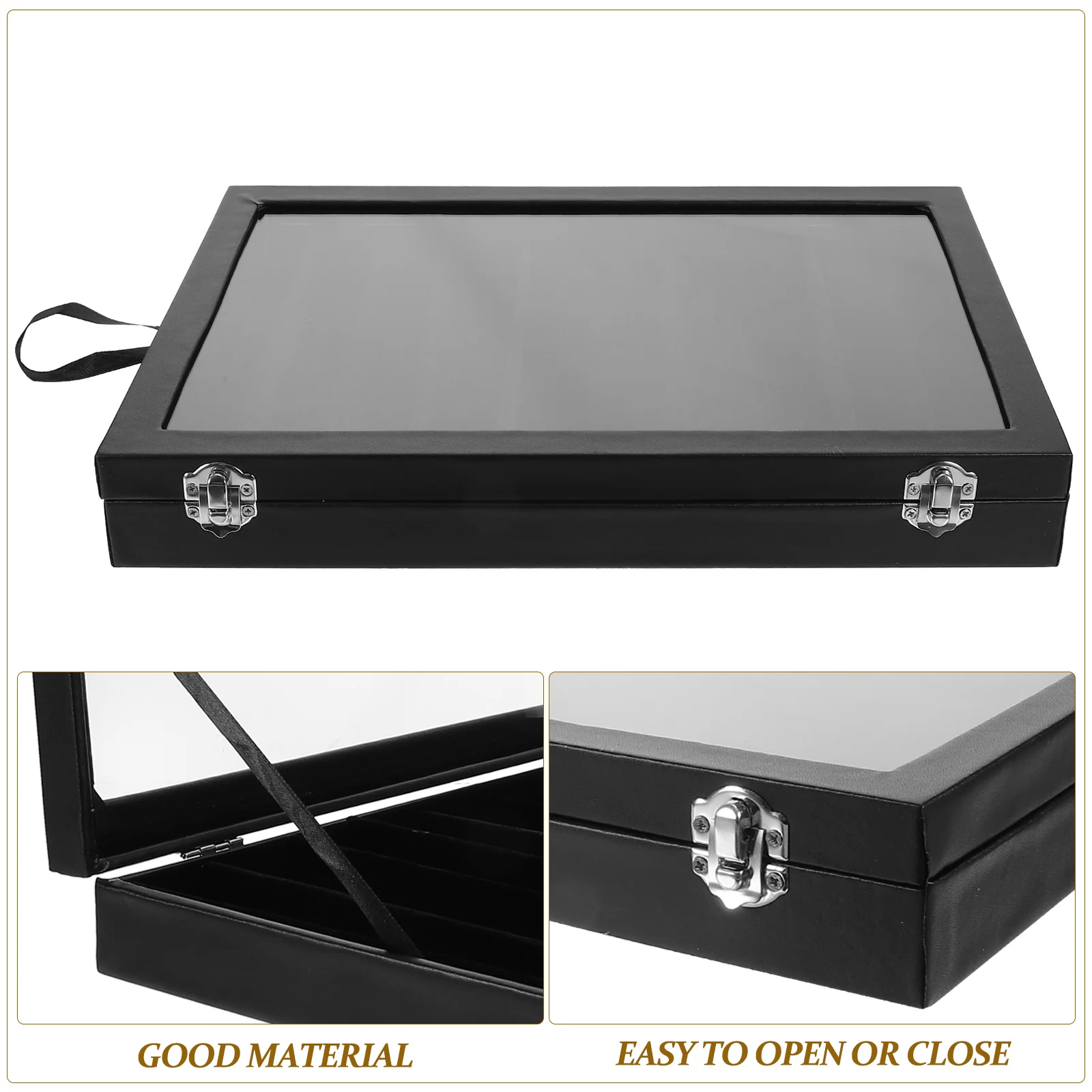 

Jewelry Organizer Necklace Box Bracelet Anklet Display Case Clear Lid Acrylic Storage Organizer for Earrings Pendants