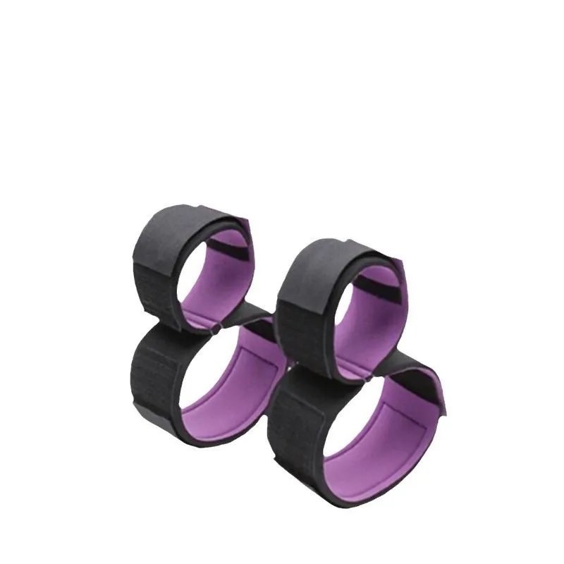 Adult SM Sex Restraint Handcuffs Slave Tools Bdsm​ No Vibrators Sexy Wrist To Ankle Cuffs Open Leg Hand Toys Bondage For Couple