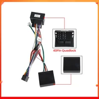 Para Volkswagen Golf 5/6/Polo/Passat/Jetta/Tiguan/Touran/Skoda Android Radio de coche Multimedia 52P/40 pines arnés de cables Cable de alimentación
