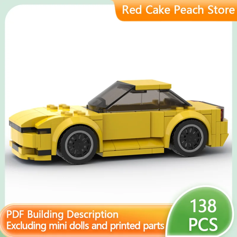 

Модель скоростного гоночного автомобиля MOC, строительные кирпичи Silvia S14, модульная технология Hypercar, детские праздничные подарки, сборные игрушки, костюм