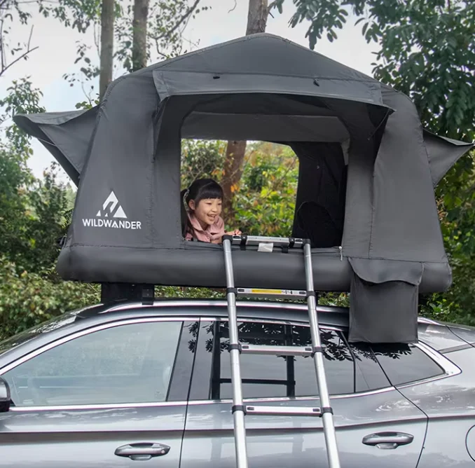 Other Inflatable Roof Top Tent Outdoor Tents Water Proof Shell Wing Large Internal Space Prevent Bumping OEM Glamping Tent