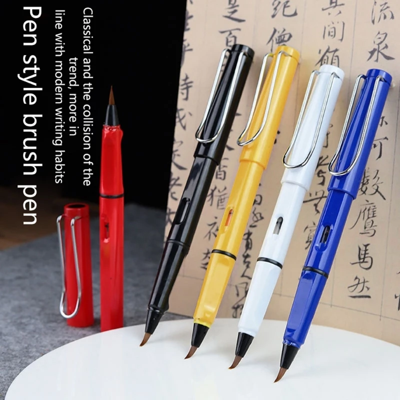 Pincel caligrafía china recargable fino a bordo para niños que practican escritura