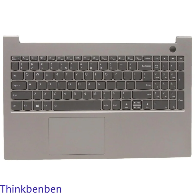 

US English Mineral Gray Keyboard Upper Case Palmrest Shell Cover For Lenovo ThinkBook 15 G2 ARE ITL 5CB1B34844