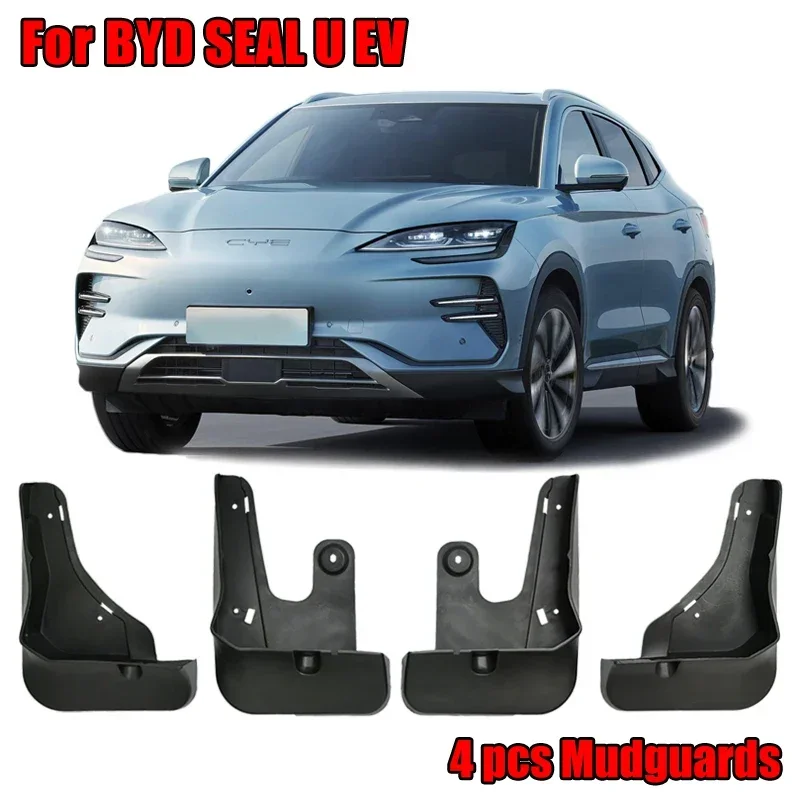 Car Mudguards for BYD Seal U / Sealion 6 / Song Plus DM-i EV 2021-2026 Front Rear Mudguard Splash Guards Fender Mudflaps 4Pcs
