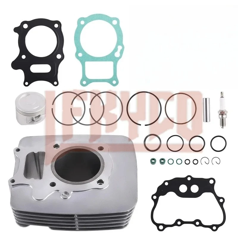 Motorcycle 68.5mm Cylinder Top End Kit Motor for Honda TRX250 TRX250TM Sportrax 250 TM TE Recon 250 2x4 12191-HM8-000 Motoblock