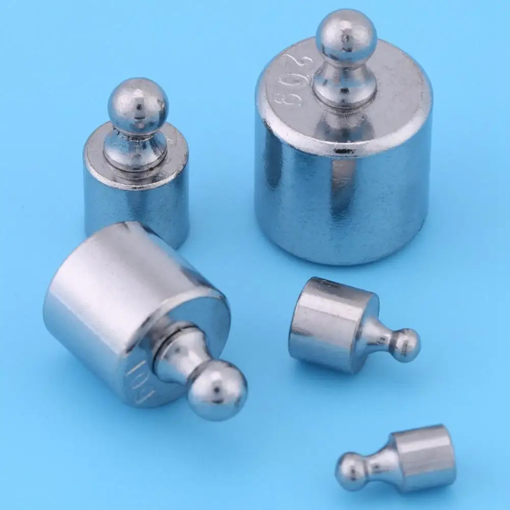 5Pcs Precision Calibration Weight Set - 1g, 2g, 5g, 10g, 20g Counterbalance for Scale Balance Equilibrium Tool