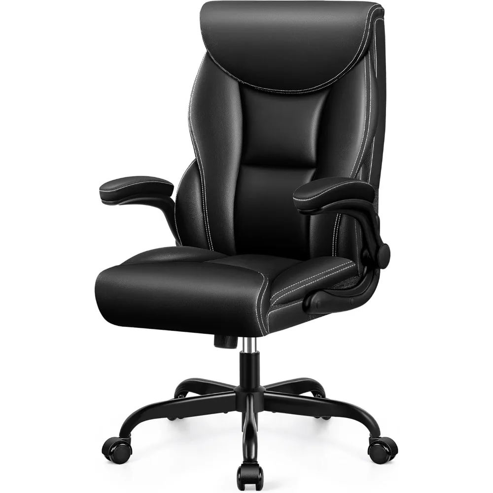 Office chair leather ergonomics office chair administrative office chair high backrest rotating computer