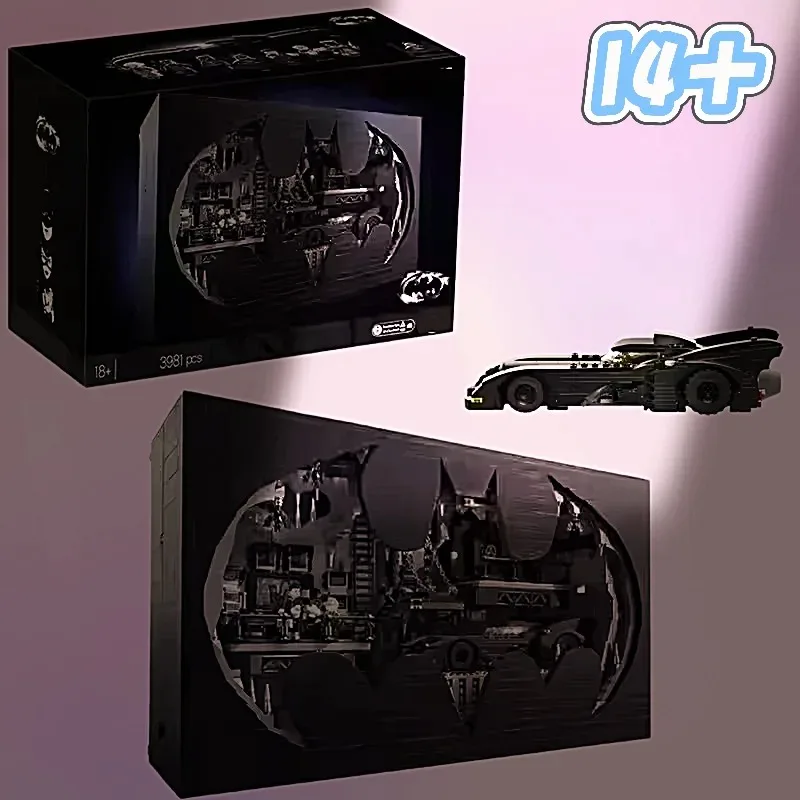 2026 New 3981PCS Batcave Shadow Box Famous Movie Building Blocks Bricks Toys For Kids Boys Adult Birthday Gifts
