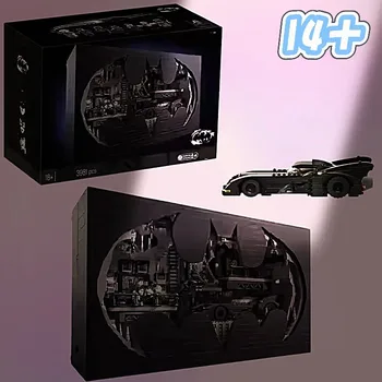 2026 Nowy 3981 Elementów Batcave Shadow Box Klocki z Motywem Sławnych Filmów Zabawki dla Dzieci Chłopców Dorosłych Prezenty Urodzinowe